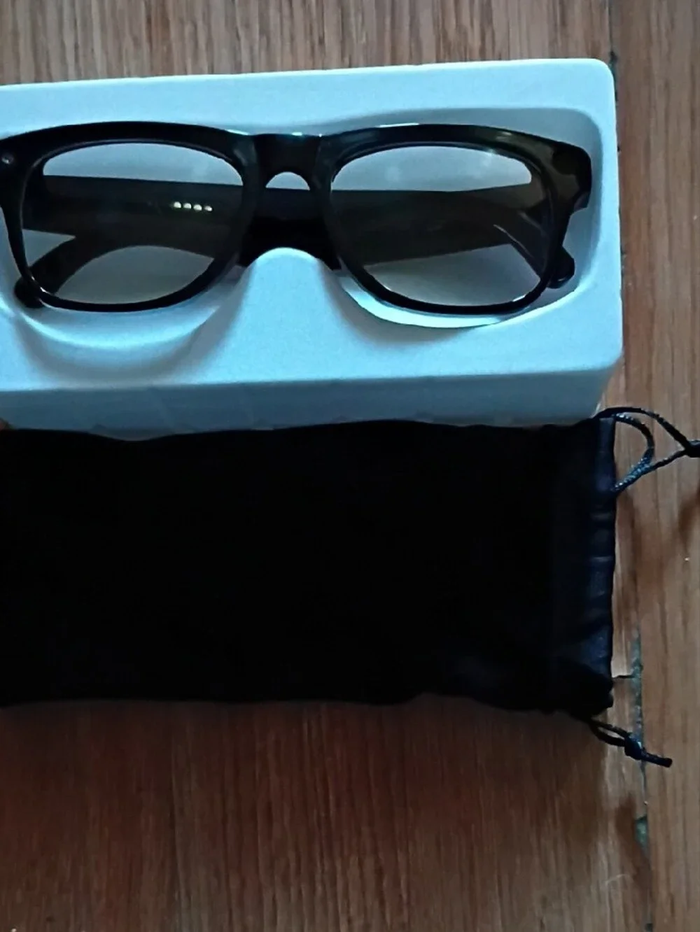 AI Glasses Smart Sunglasses in Black with AI Voice Assistant